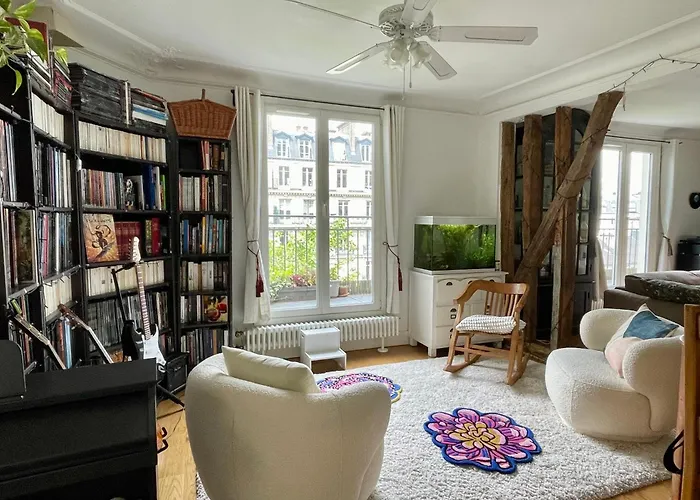 Grand Familial Parisien, Avec Balcon Et Parking דירה